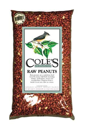 Cole's 20 Pound Raw Peanut Bird Food 