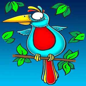 cool bird tables cartoon bird