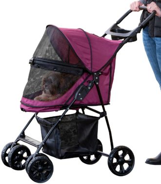 Pet Gear No-Zip Happy Trails Lite Pet Stroller