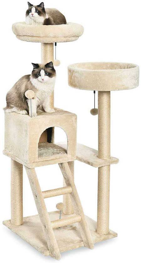 Amazon Large Cat Condo to keep your cats busy and never bored - Available from Amazon here...